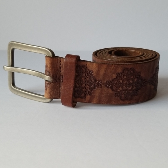 American Eagle Outfitters Accessories - AEO | Genuine Tooled Leather Belt